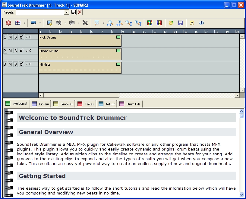 Screenshots SoundTrek Drummer MFX & VST Drum Software